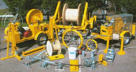 The Equipment Required For Open Trench Cable Laying
